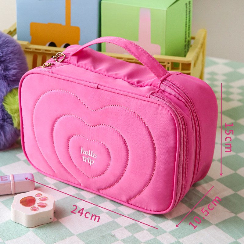 Love Large Capacity Handbag Make Up Bag