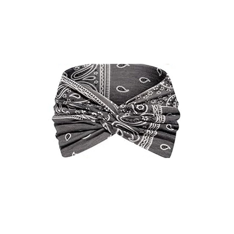 Printed Knot Elastic Headband