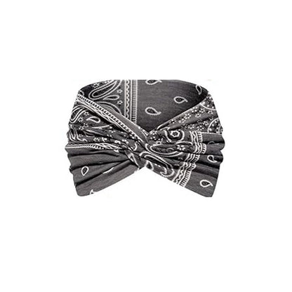 Printed Knot Elastic Headband