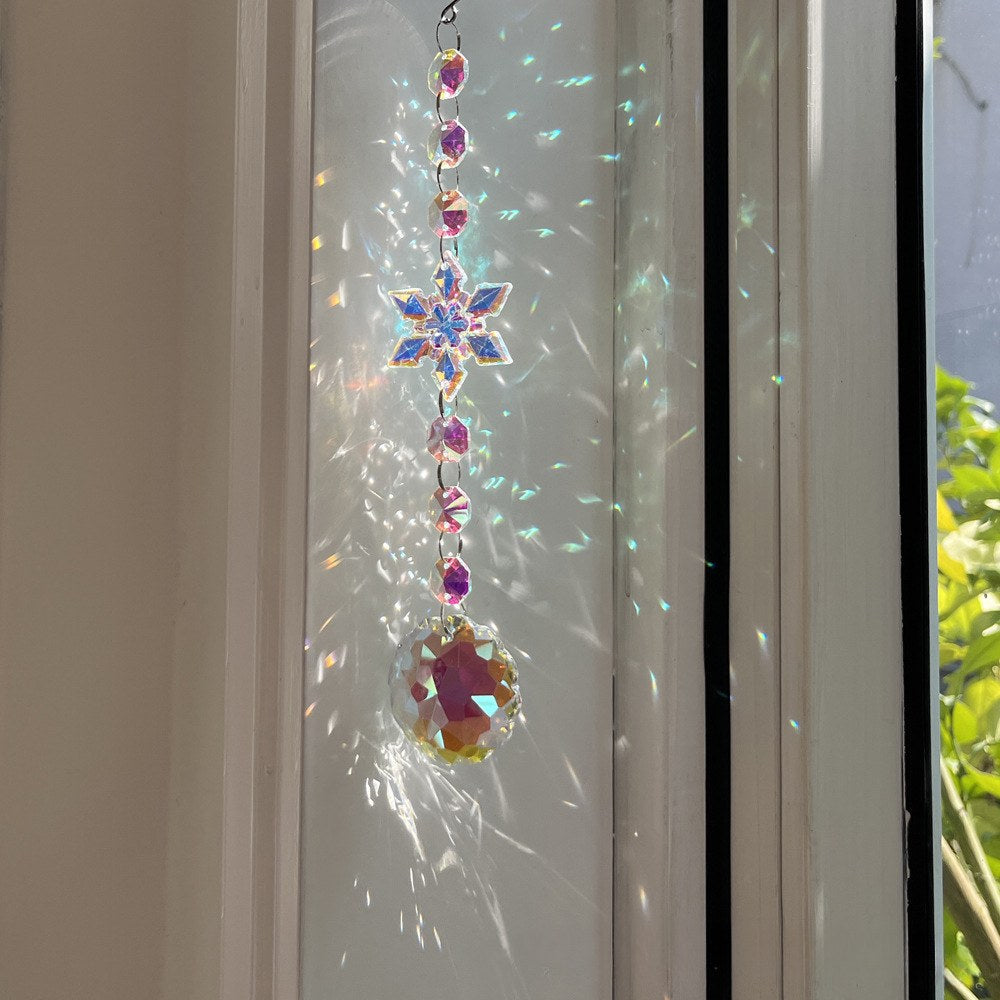 Snowflakes Crystal Holiday Home Hangings