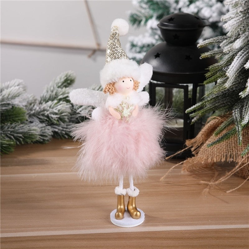 Feather Angel Christmas Ornament