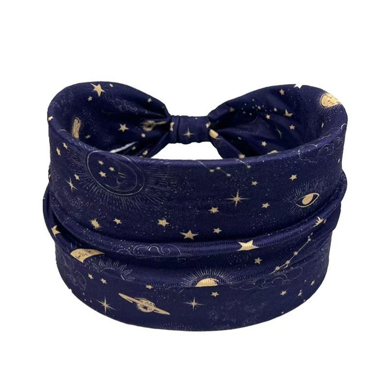 Printed Knot Elastic Headband