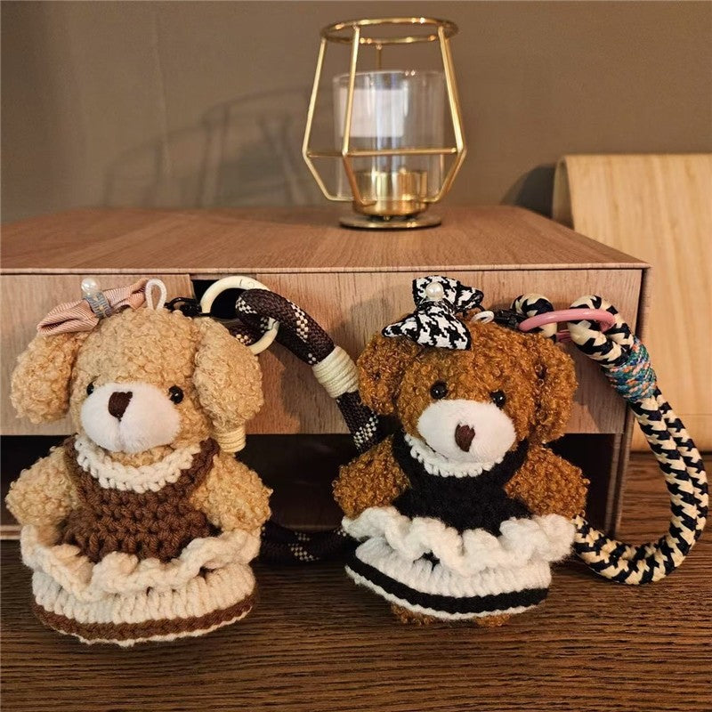 Cute Cake Skirt Dog Pendant