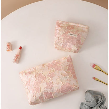 Large Capacity Floral Makeup Bag