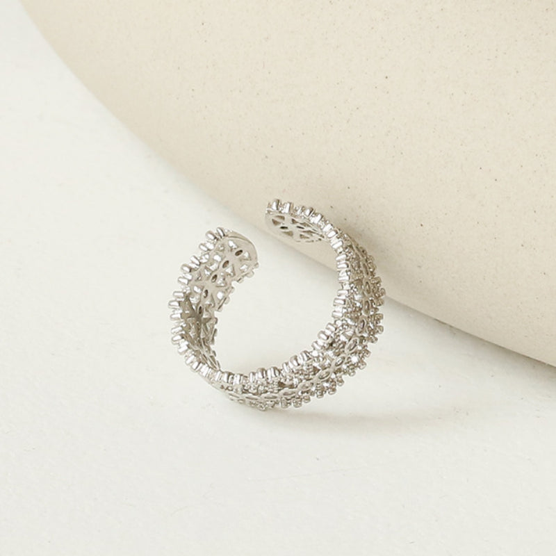 Hellow Zircon Elegant Adjustable Rings