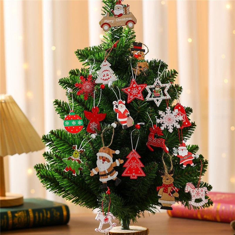 Cartoon Pendant With Wooden Box Packaging