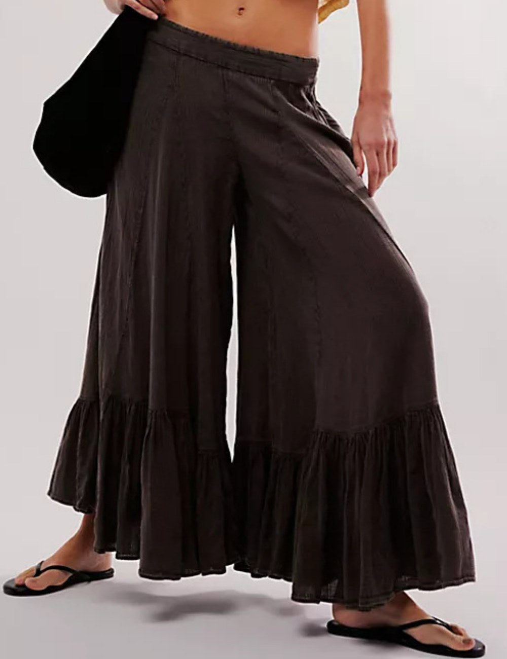 Flare Low Waist Wide Leg Pants