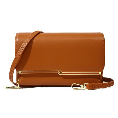 Solid Color Simple One Shoulder Crossbody Bag