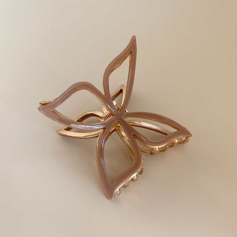 Elegant Hollow Butterfly Alloy Hair Claw