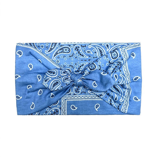 Printed Knot Elastic Headband