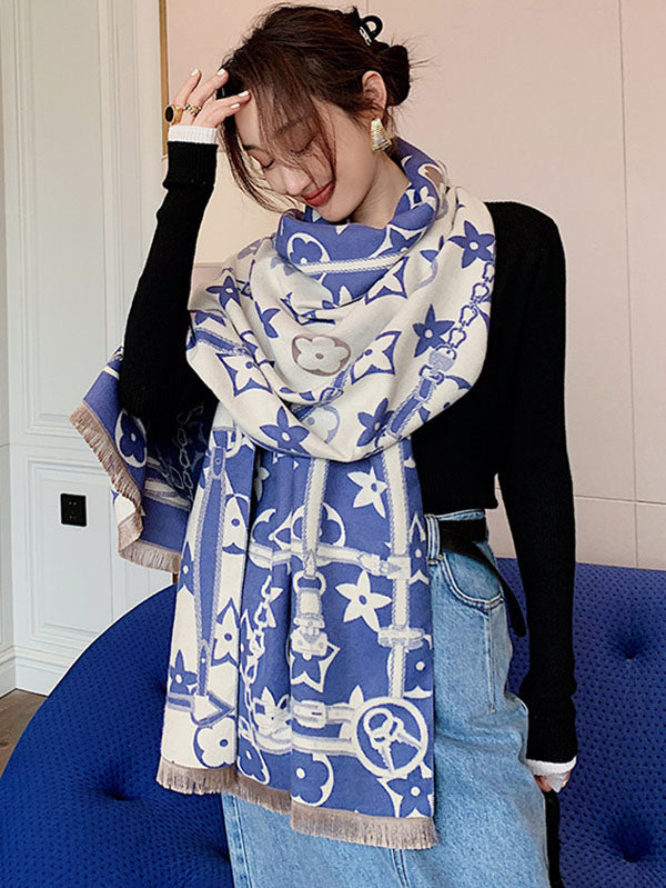Original Warm Letter Print Shawl&Scarf