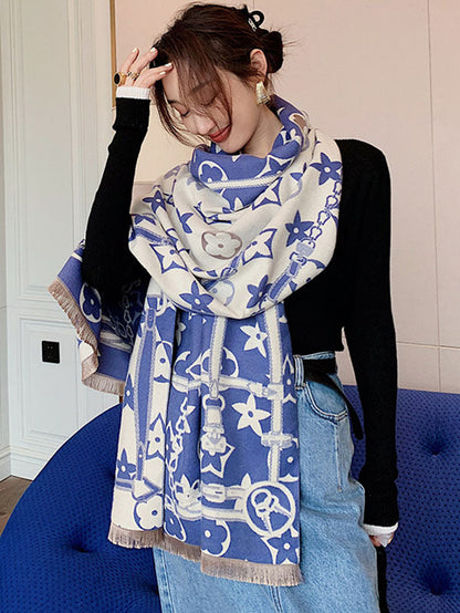 Original Warm Letter Print Shawl&Scarf