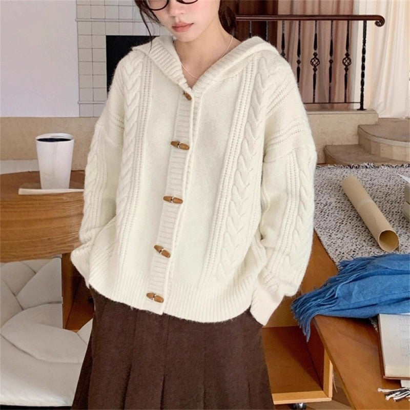 Loose Knit Cardigan Top