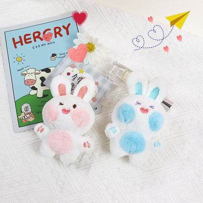 Cute Plush Bunny Beaded Chain Pendant