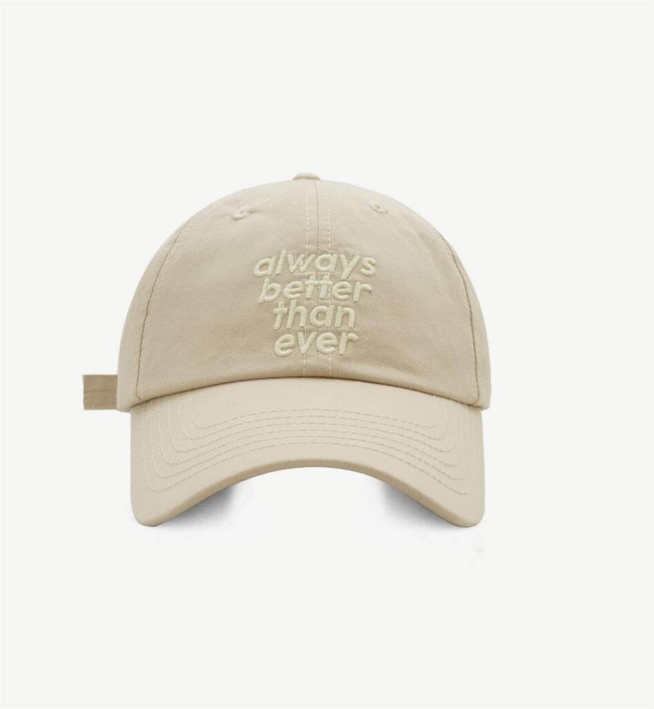 Sweet Letter Embroidered Baseball Caps