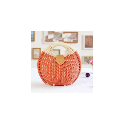 Fashion Rattan Weaving Hand Bag