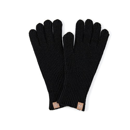 Solid Color Simple Ribbed Lengthen Knit Gloves