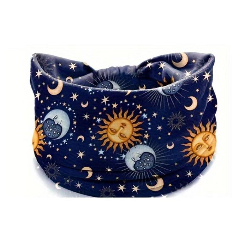 Printed Knot Elastic Headband