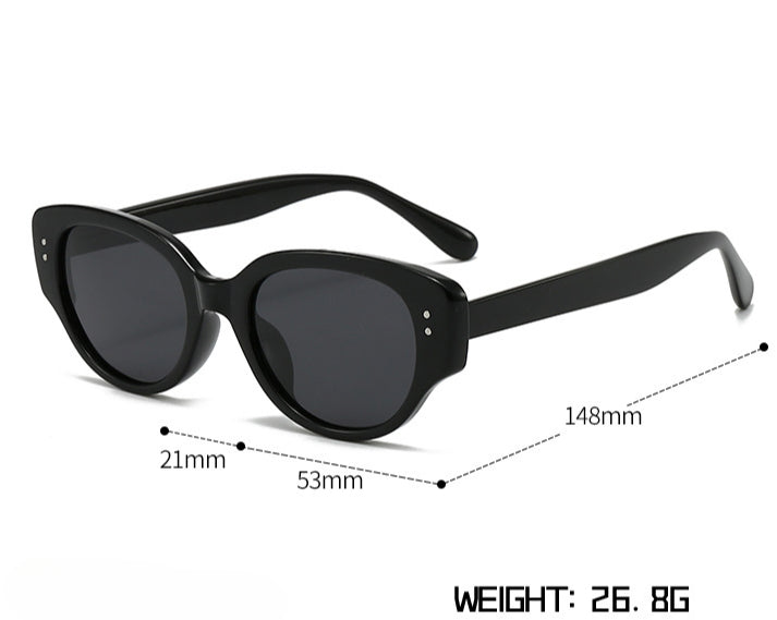 Cat-Eye Frame Polarized Sunglasses