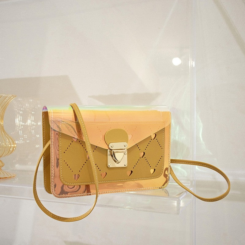 Fashion Contrast Crossbody Small Square Bag