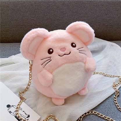 Cute Plush Cartoon Doll Shoulder Bag