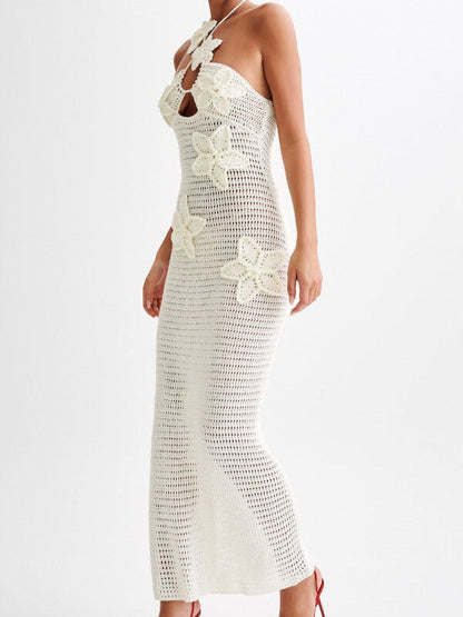 Sexy Halter Strapeless Bodycon Maxi Dress