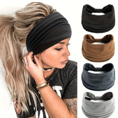 Solid Color Knot Elastic Headband