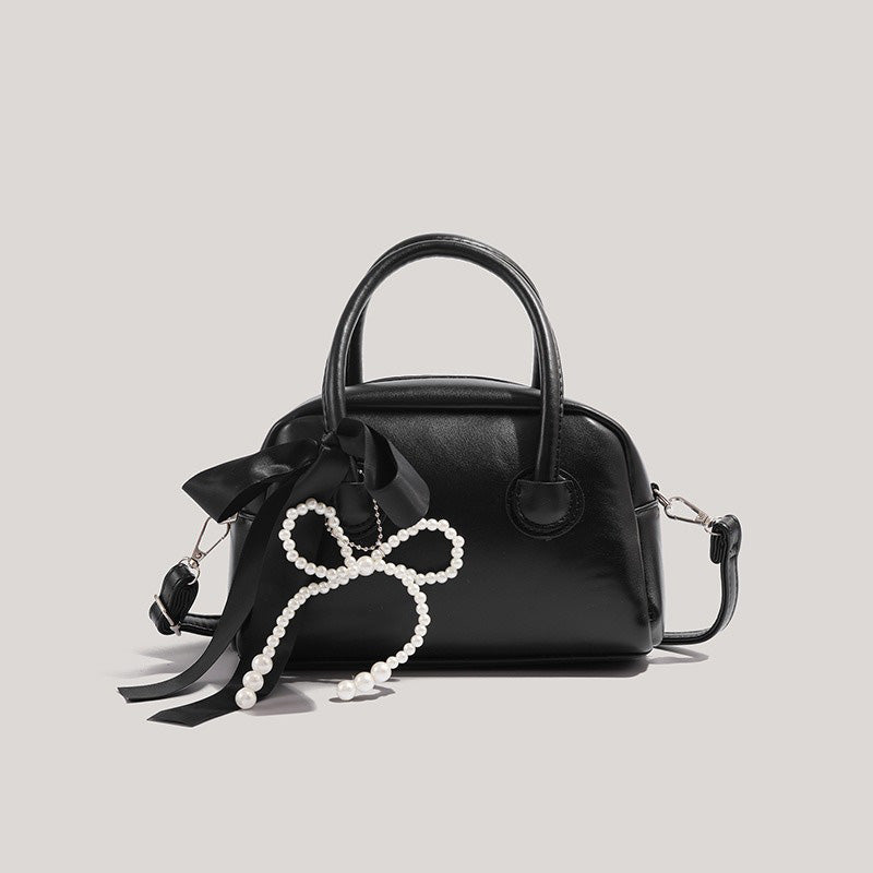 Candy Color Bow Leather Shoulder Bags