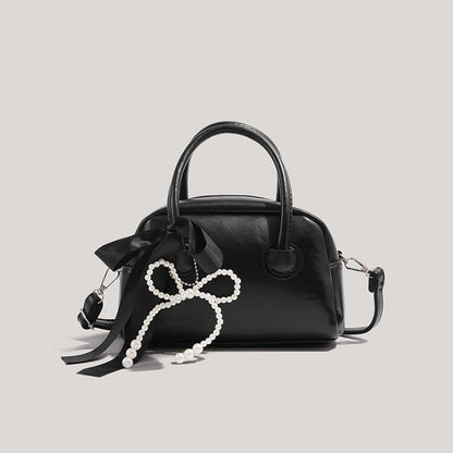 Candy Color Bow Leather Shoulder Bags