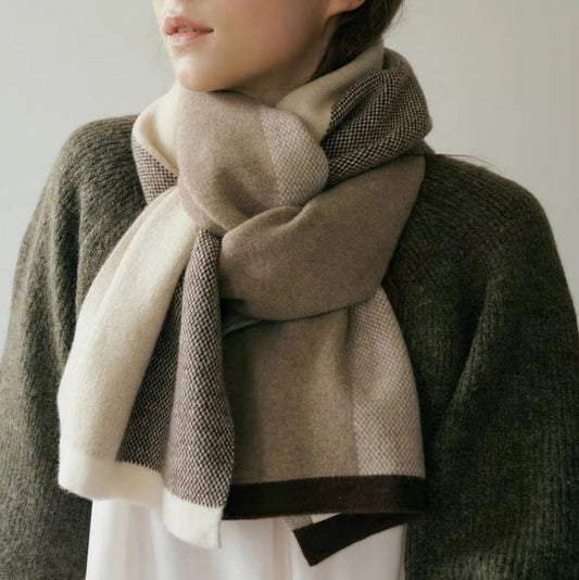 2+ Vintage Contrast Color Knit Color