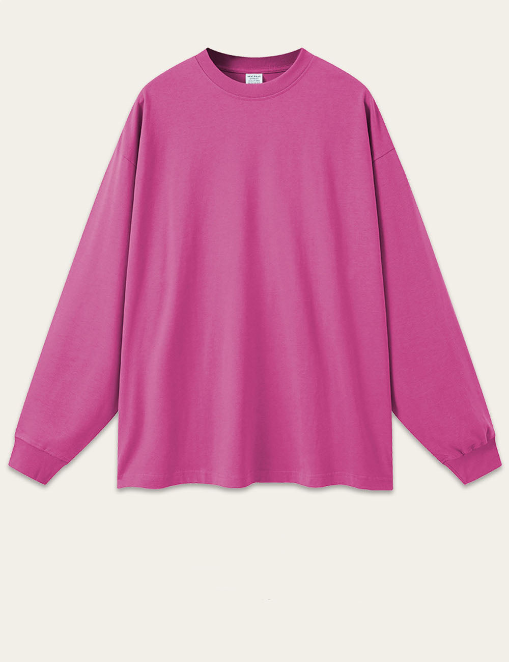Casual Solid Color Long Sleeve Oversize Top