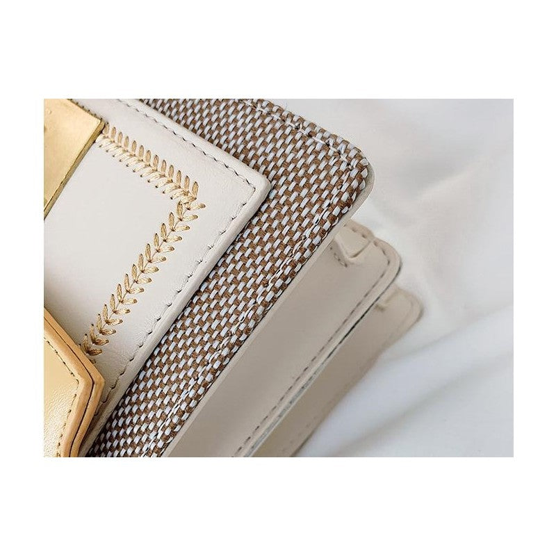 Muticolor Crossbody Chain Rhomboid Square Bag