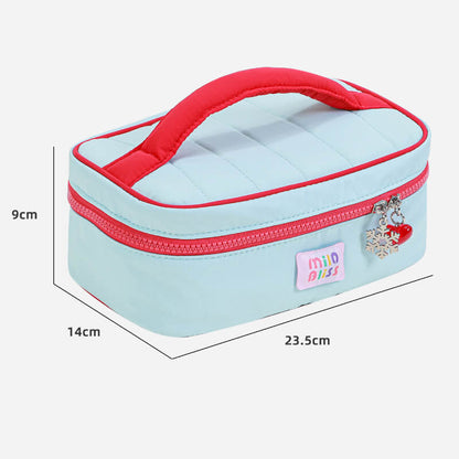 Simple Large Capacity Portable Makeup Bag
