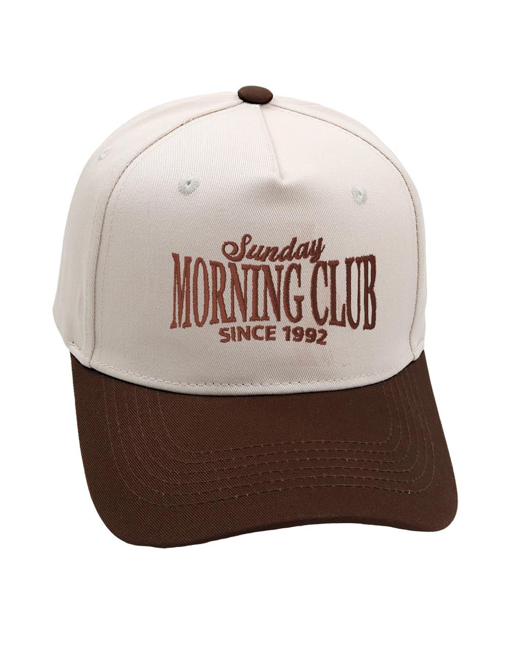 Casual Color Block Letter Embroidered Baseball Cap