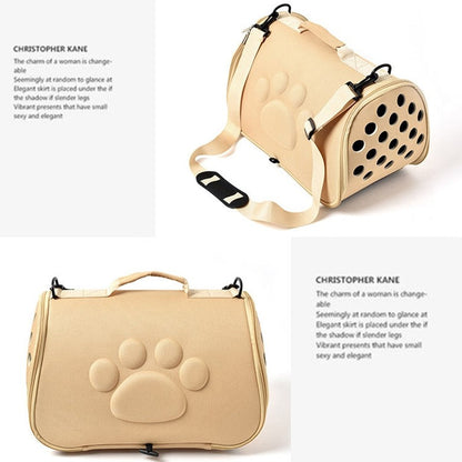 Portable Breathable Pet Travel Diagonal Bag