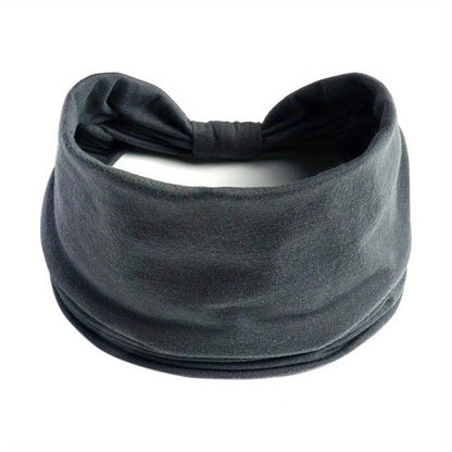Solid Color Knot Elastic Headband