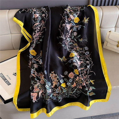 Fashion Print Silk Scarf