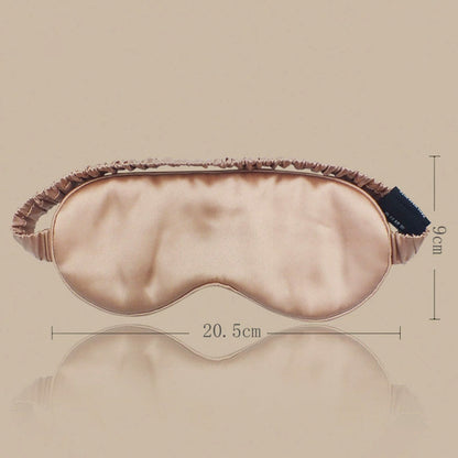 Soft Solid Color Mulberry Silk Eye Mask