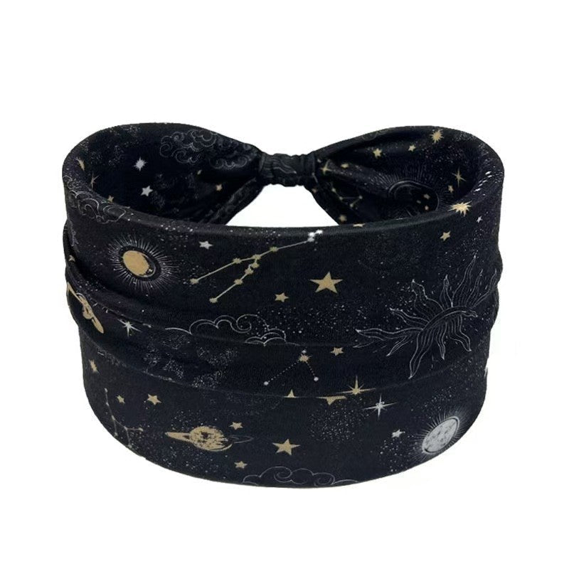 Printed Knot Elastic Headband