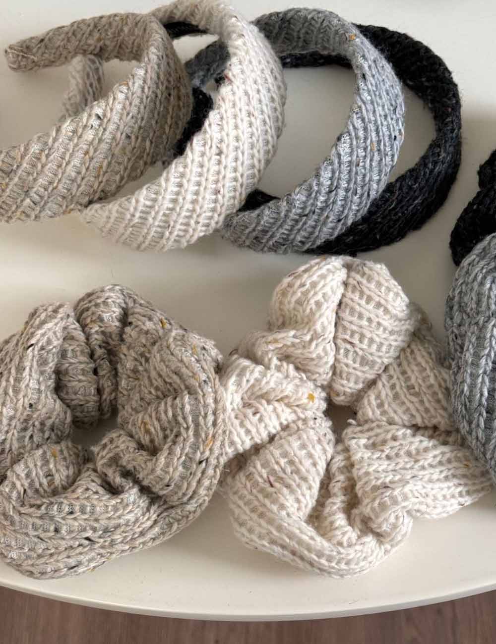 Elegant Handmade Crochet Knit Hair Tie