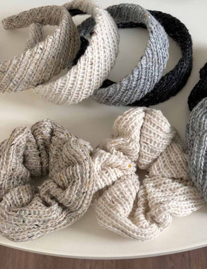 Elegant Handmade Crochet Knit Hair Tie