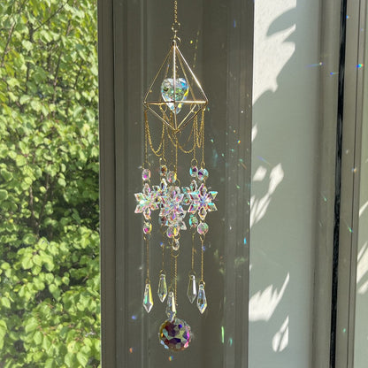 Love Snowflakes Crystal Home Hangings