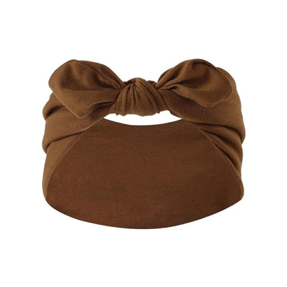 Solid Color Knot Elastic Headband