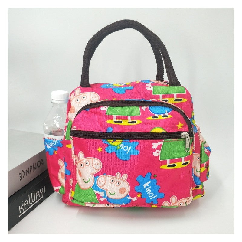 Pink Rabbit Polka Dot Striped Paige Lily Elephant Bento Bag Lunch Box Bag