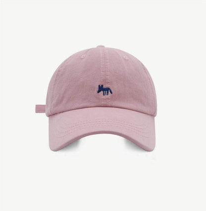Cute Fox Embroidered Baseball Caps