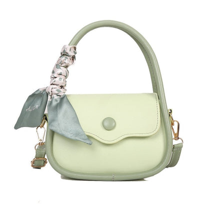 Solid Color Retro Mini Square Bag