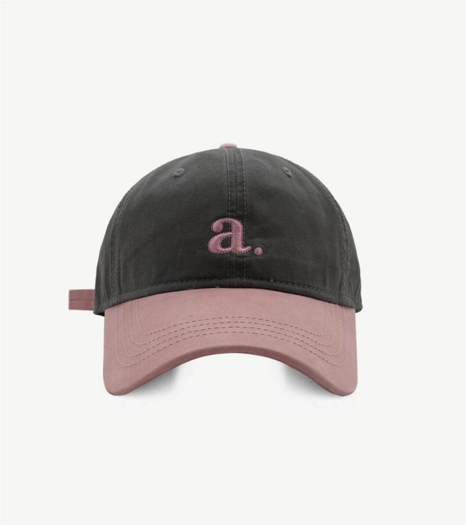 Contrast Color Embroidered Baseball Caps