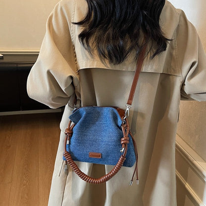 Retro Handbag With Pendant