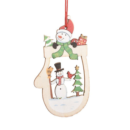 Christmas Wooden Candle Decorations