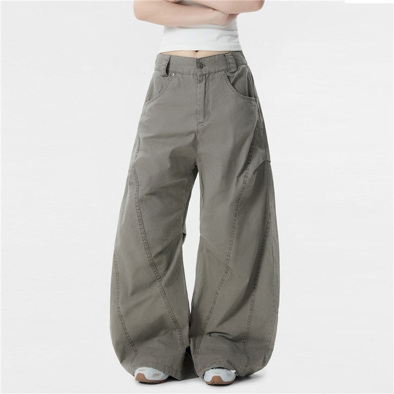 Loose Wide Leg Cargo Pants